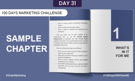 Sample chapter – 100 Days Marketing Challenge