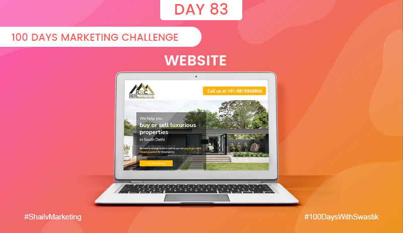 Website – 100 Days Marketing Challenge