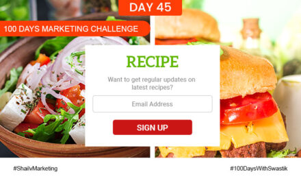 Recipe – 100 Days Marketing Challenge