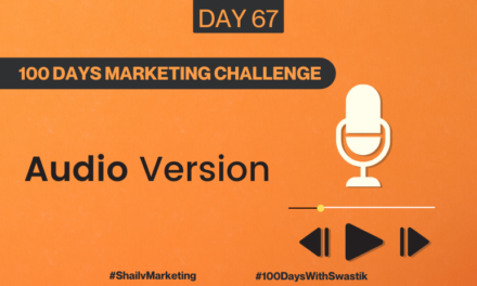 Audio – 100 Days Marketing Challenge