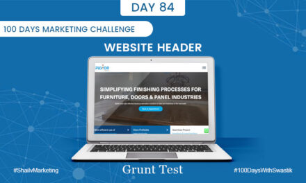 Website Header – 100 Days Marketing Challenge